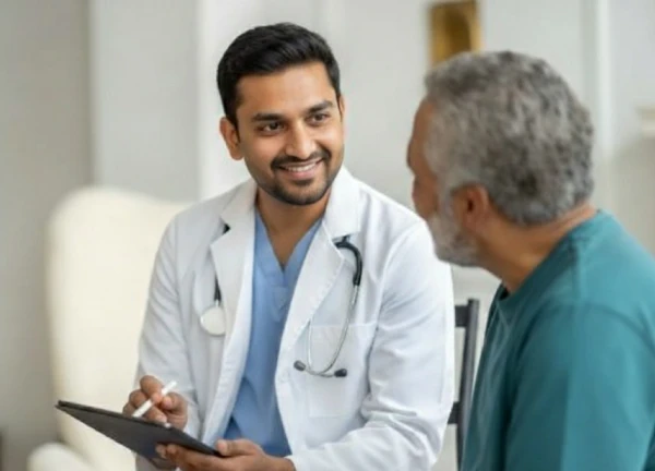 Ortho Doctor Consulting Patient