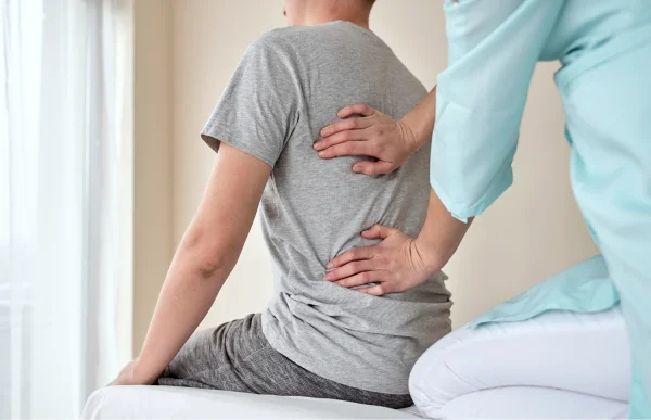 Person having Back Pain