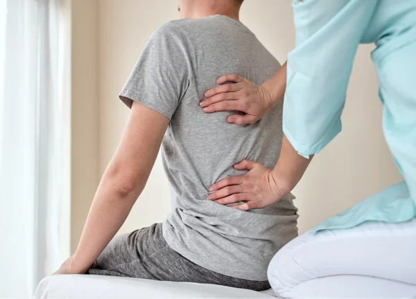 Person having Back Pain